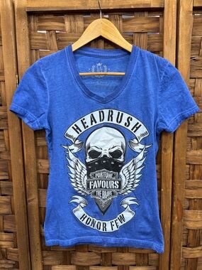 HeadRush Women’s Blue Graphic Short Sleeve Tee